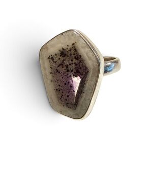 Auralite 23 Sterling Silver 925 Ring Size 6.5